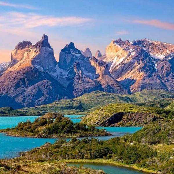 Mountain and river scenery - DIY Diamond Painting