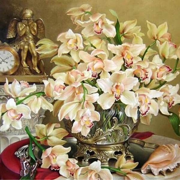 Lily Flower  - DIY Diamond Painting