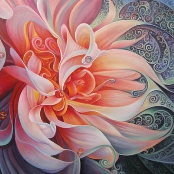 Mosaic Flower #1 - DIY Diamond  Painting