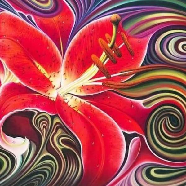 Mosaic Flower #2 - DIY Diamond  Painting