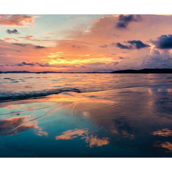 Sea Mirrored Clouds - DIY Diamond Painting