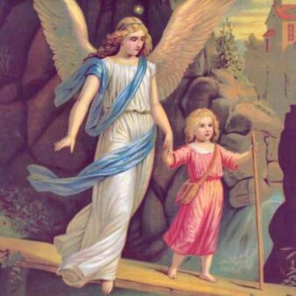 Children with Angel on the Bridge #4 - DIY Diamond Painting