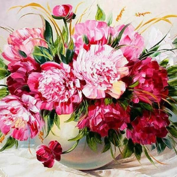 Carnation Flower - DIY Diamond Painting