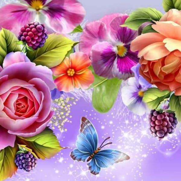 Summer Flower - DIY Diamond Painting