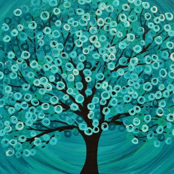 Blue Tree - DIY Diamond Painting