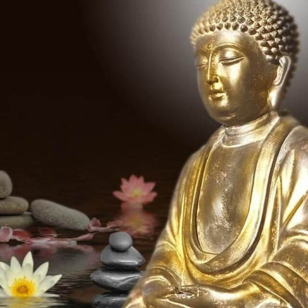 Buddha in Lotus Flower #1 - DIY Diamond Painting