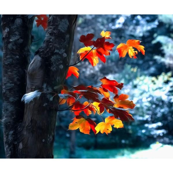 Maple Leaves - DIY Diamond Painting