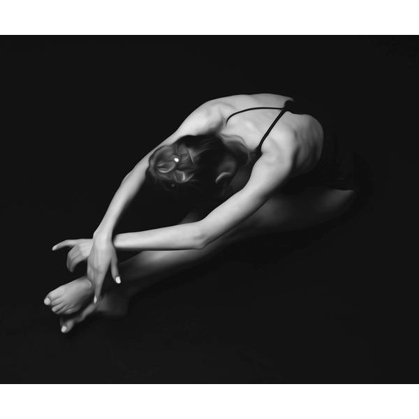 Black and White Ballerina - DIY Diamond Painting