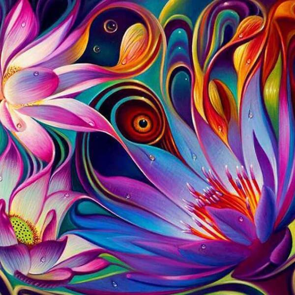 Mosaic Flower - DIY Diamond Painting