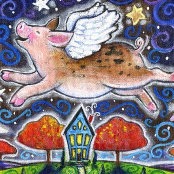 Pig in a Dream - DIY Diamond Painting