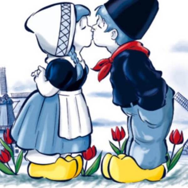 Kids Kissing - DIY Diamond Painting