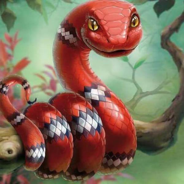 Snake #2 -DIY Diamond Painting