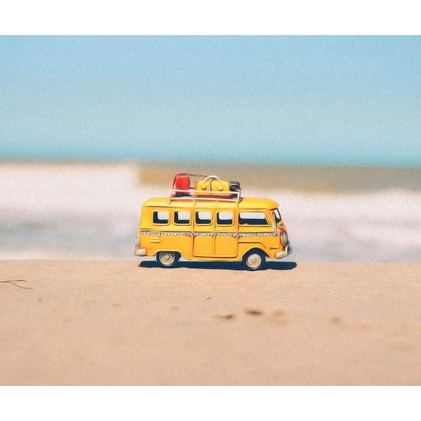 Miniature Bus - DIY Diamond Painting