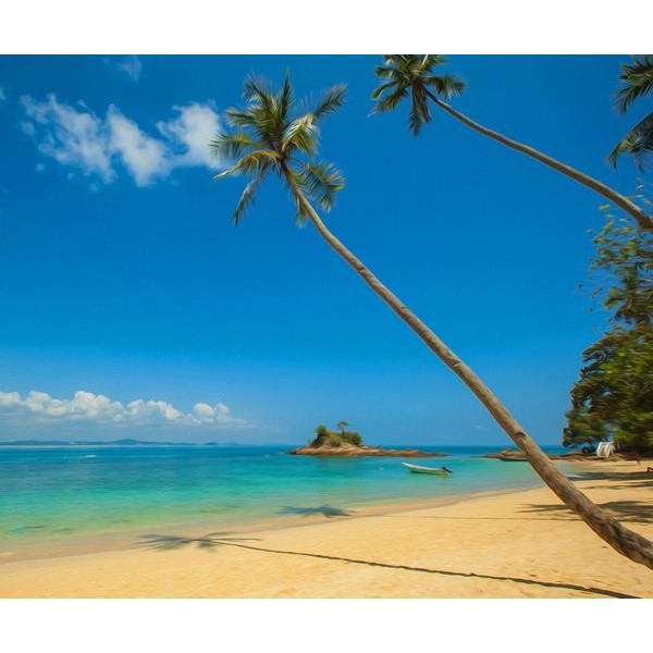 Scenic Seaview - DIY Diamond Painting