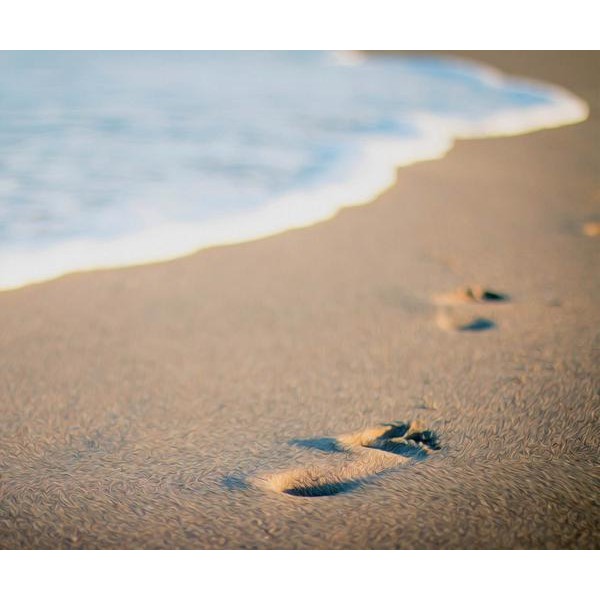 Footprints on the Sand - DIY Diamond Painting