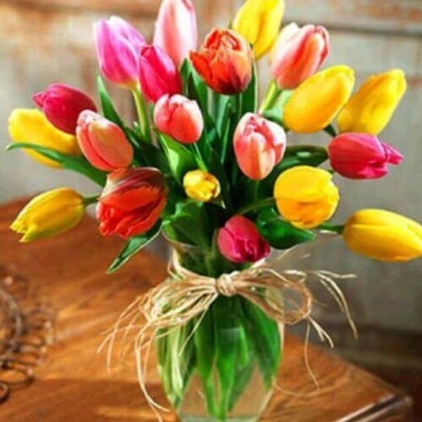 Colorful Tulips- DIY Diamond Painting