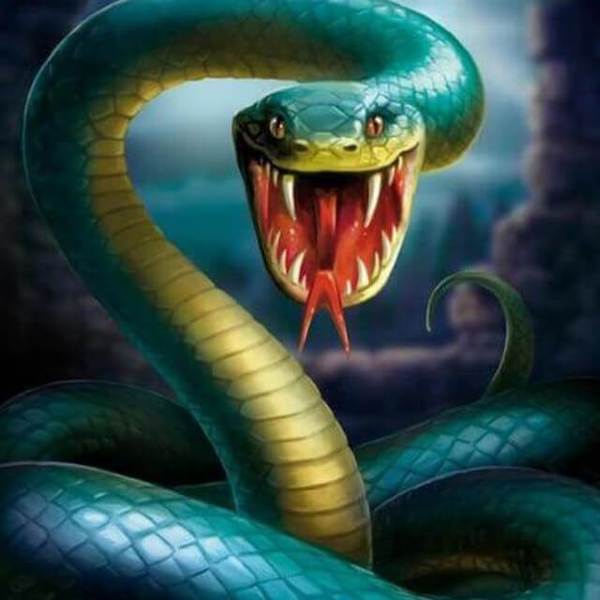 Snake #4 -DIY Diamond  Painting