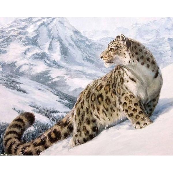 Snow Leopard - DIY Diamond Painting