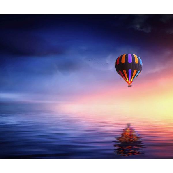 Air Balloon in the Sea - DIY Diamond Painting