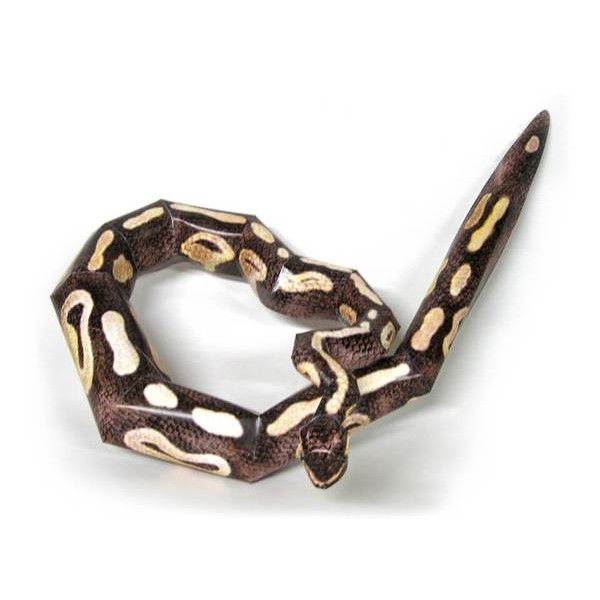 Ball Python Snake DIY 3D Origami