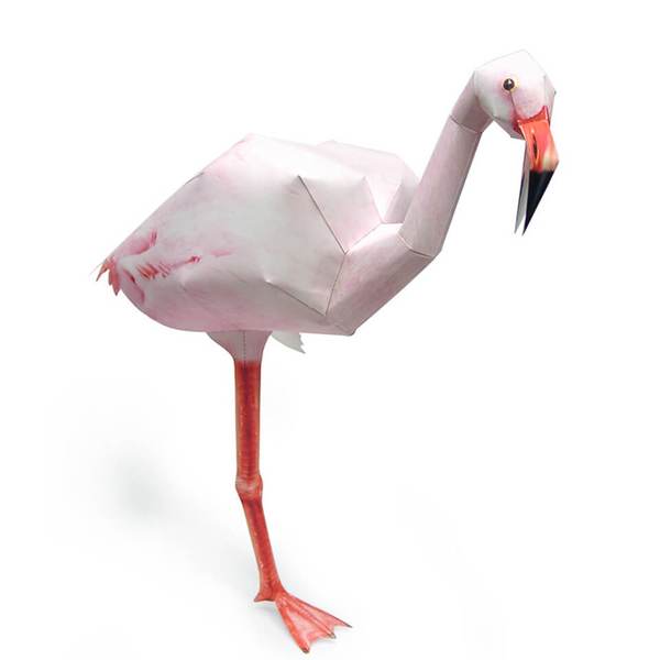Flamingo DIY 3D Origami