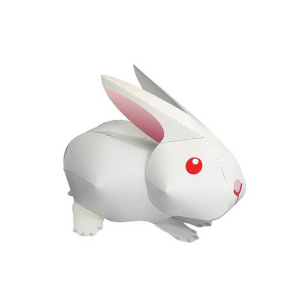 Little White Rabbit DIY 3D Origami