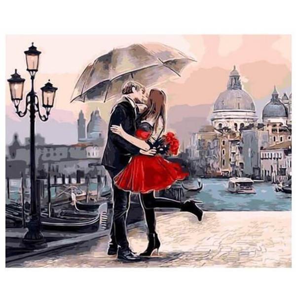 Kissing - DIY Painting By Numbers