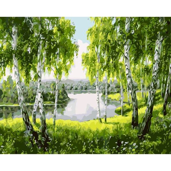 Lake - DIY Painting By Numbers