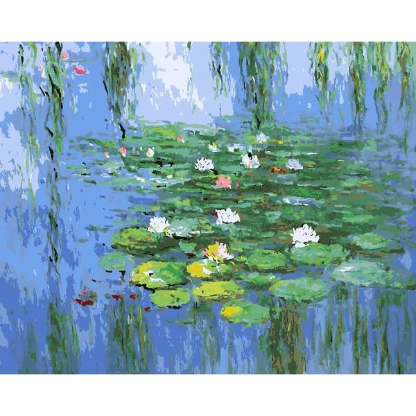 Pond #2 - DIY Painting By Numbers