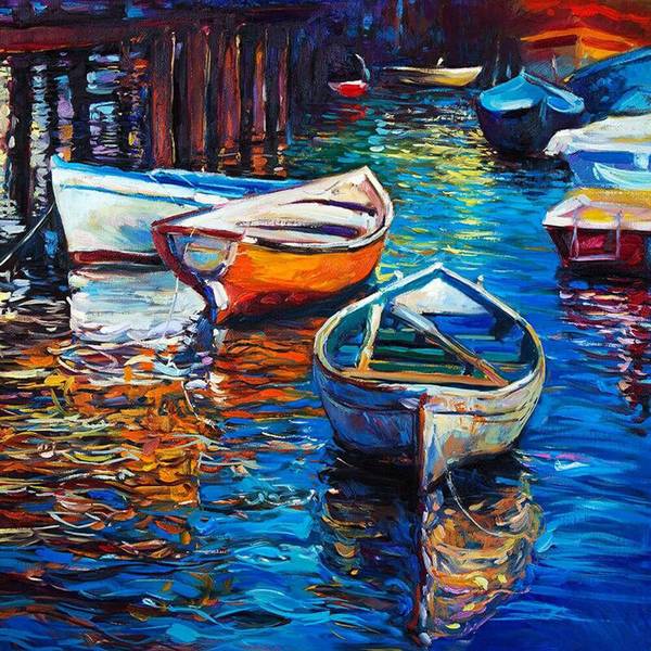 Small Boats - DIY Painting By Numbers