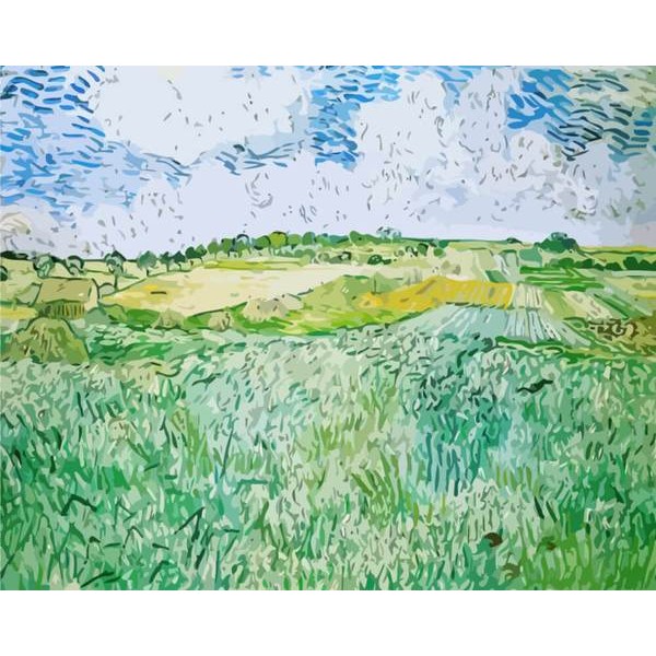 Farm Field - DIY Painting By Numbers