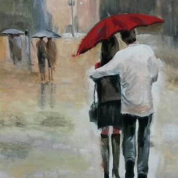 Couple Walking #5 - DIY Diamond Painting