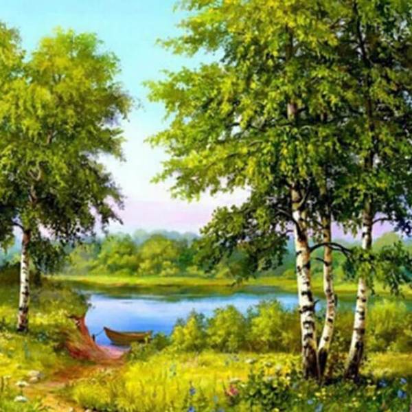 Forest Scenery #3 - DIY Diamond Painting