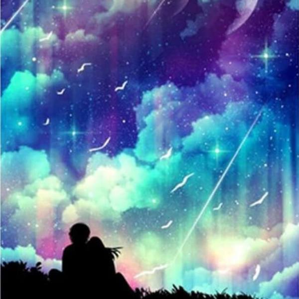 Starry Sky Scenery #5 - DIY Diamond Painting