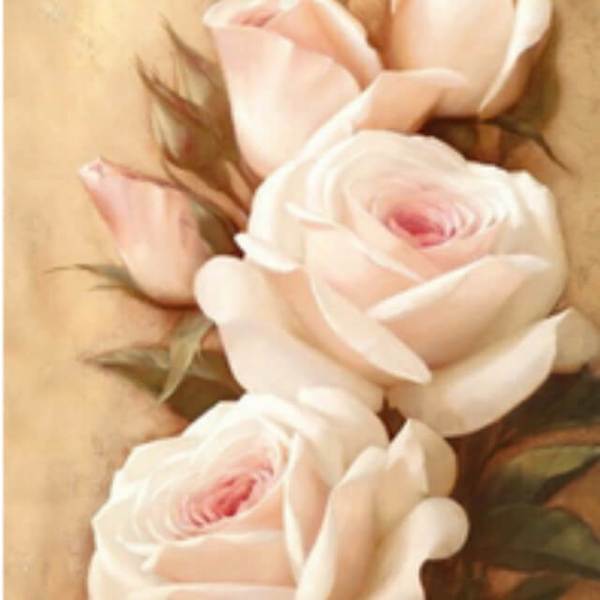 Rose Bloom #2 - DIY Diamond  Painting