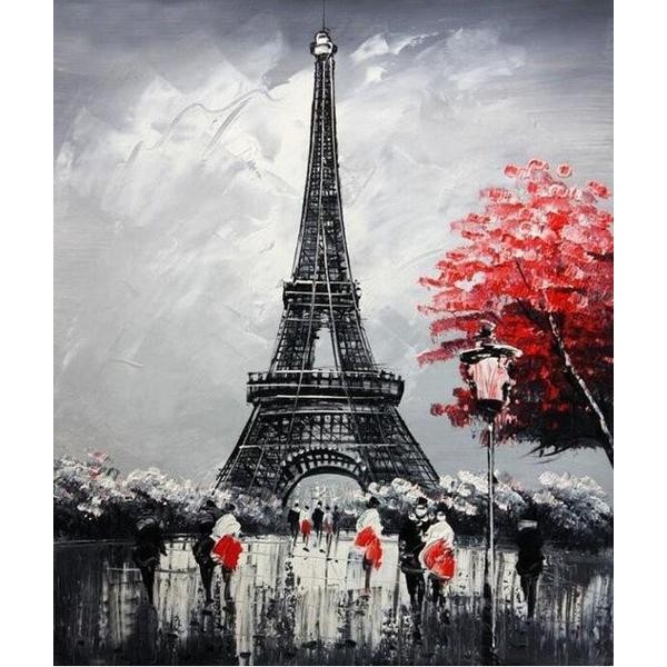 Painting Eiffel Tower View - DIY Diamond Painting