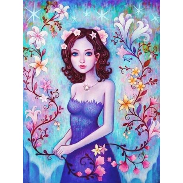 Goddess of Flowers - DIY Diamond Painting