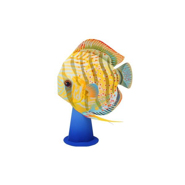 Discus Fish DIY 3D Origami