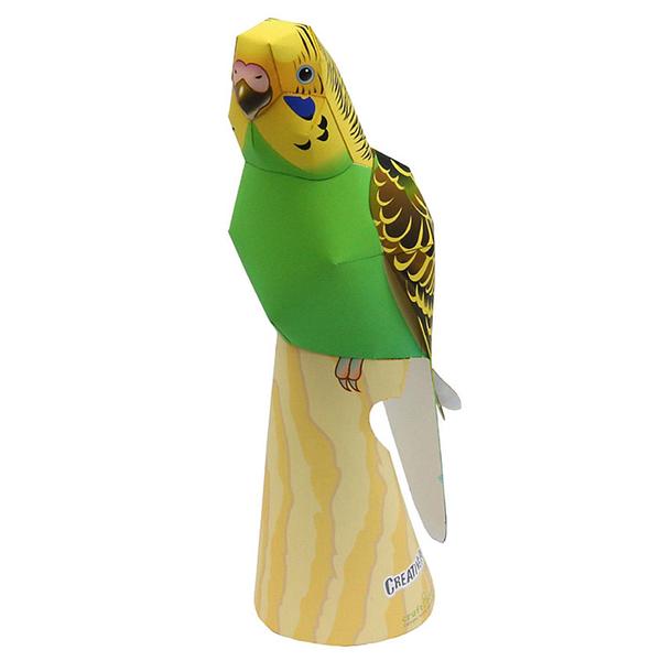 Budgerigar Parrot DIY 3D Origami