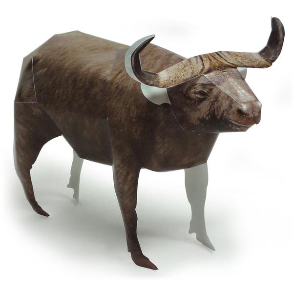 Water Buffalo DIY 3D Origami