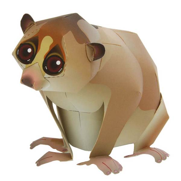 Loris Monkey DIY 3D Origami