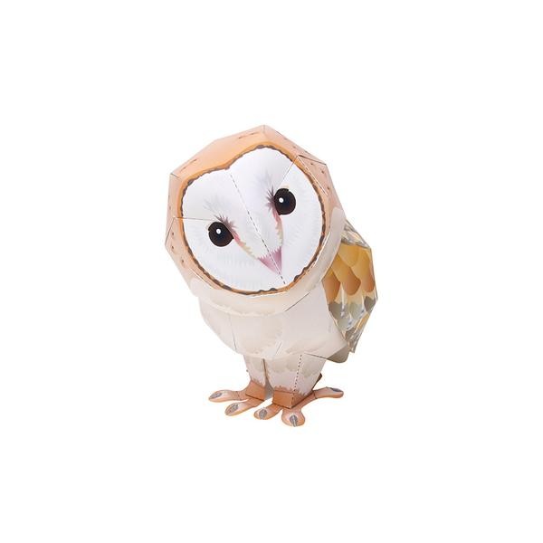 Barn Owl Bird DIY 3D Origami