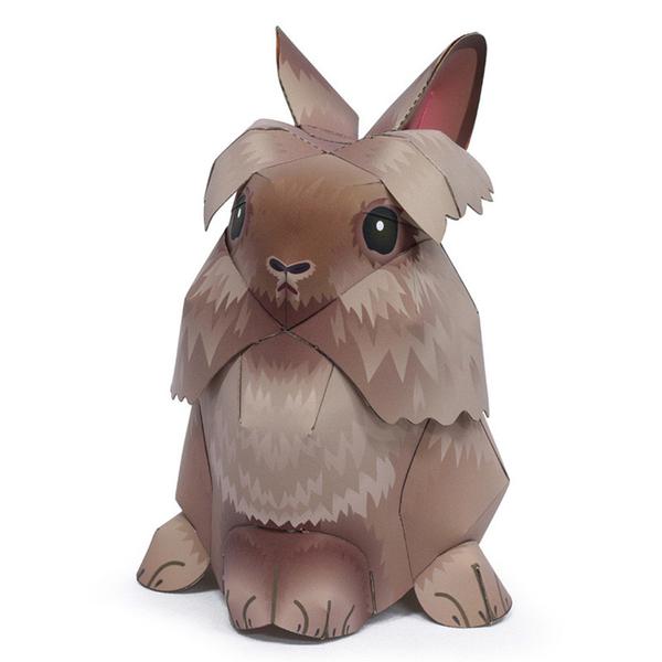 Lionhead Rabbit DIY 3D Origami