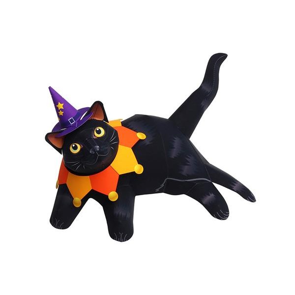 Black Cat Halloween DIY 3D Origami
