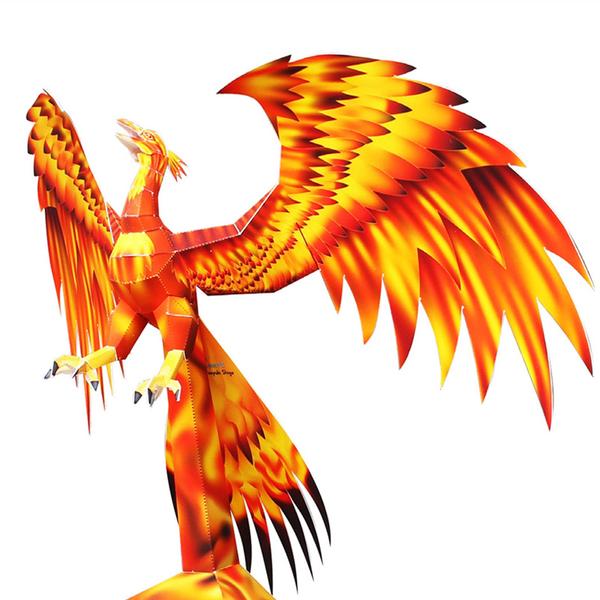 Phoenix Flame DIY 3D Origami