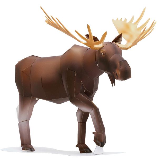 Moose Deer DIY 3D Origami
