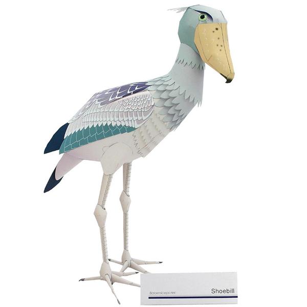Shoebill Stork DIY 3D Origami