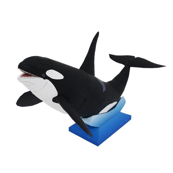 Orca Killer Whale DIY 3D Origami