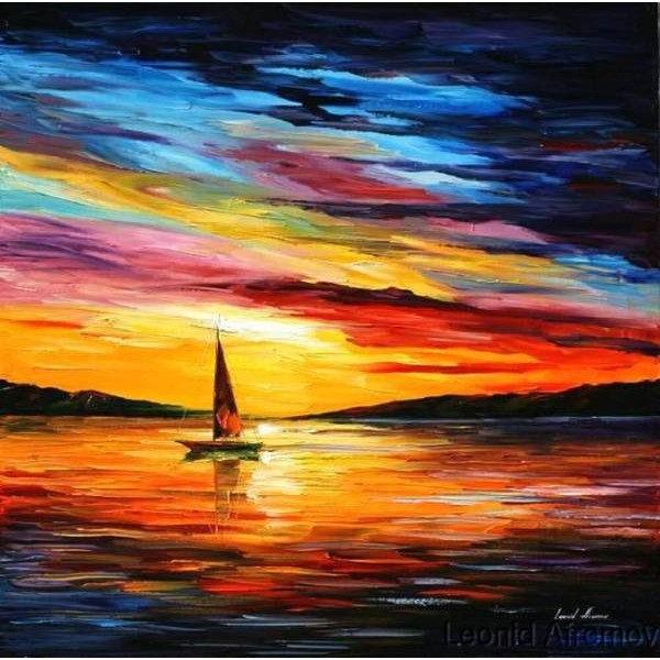 Sail Boat - DIY Painting By Numbers