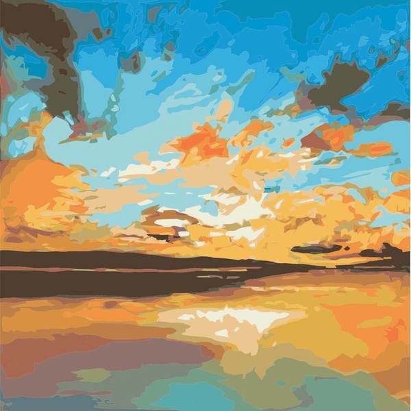 Sunset Scenery #2 - DIY Painting By Numbers